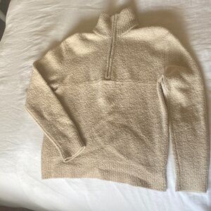 Jenni Kayne Cream Turtleneck Sweater